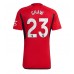 Billige Manchester United Luke Shaw #23 Hjemmebane Fodboldtrøjer 2023-24 Kortærmet